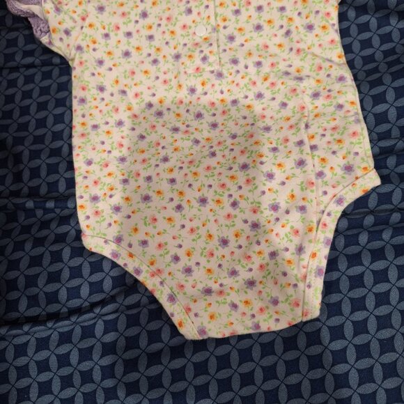 koala kids onesie 0-3 months purple flowers - Picture 9 of 10